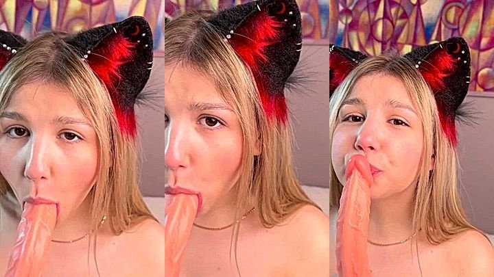American Judy Blooms Dildo Blowjob leaked