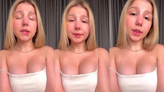 Judy Blooms teasing small tits leaked clip