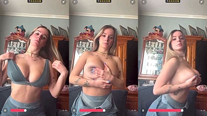 Kaitlyn Krems showing her Big Tits live leaked onlyfans video
