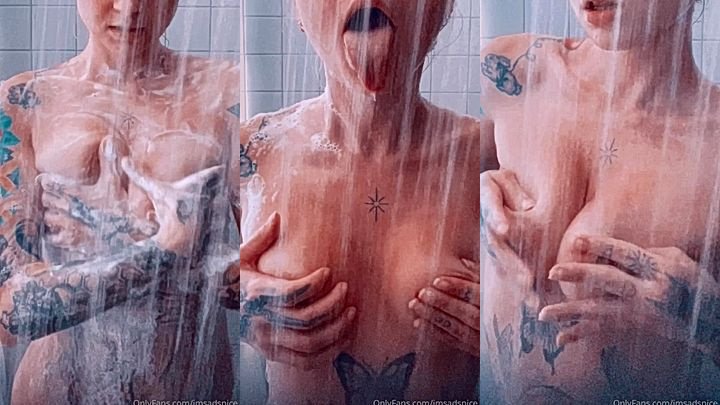 American Blonde Bathroom leaked video of Imsadspice