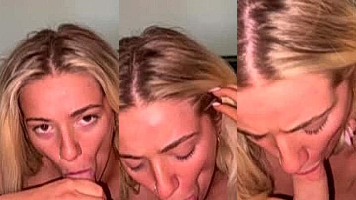 blondie Autumren hot blowjob session video clip got leaked for fans