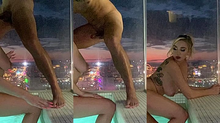 Hot girl enjoying sucking and fucking in poolside Kendra Sunderland leaks