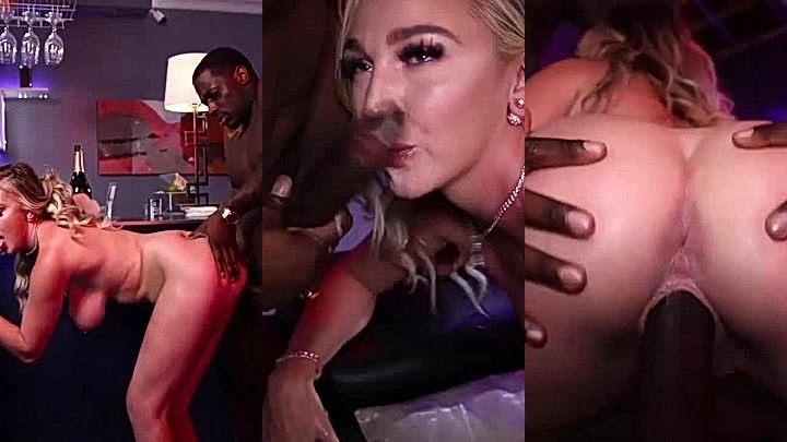 Kendra Sunderland taking one dick in ass another dick in mouth fuck threesome fun leaks for fans