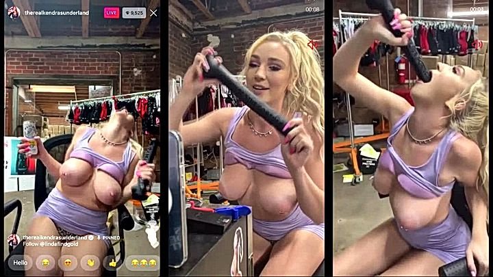 Sexy girl teasing with hot sextoys Kendra Sunderland leaks