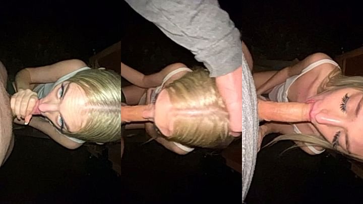 Sexy american girl enjoying hot blowjob fun leaks Ari Baby