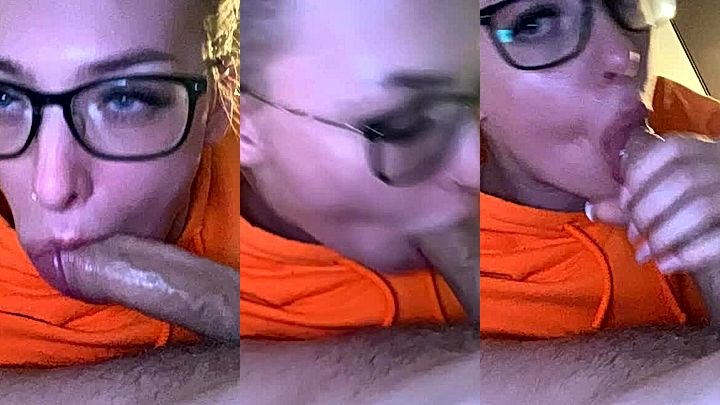 Sexy slut leaked bedroom blowjob fun Ari Baby for fans